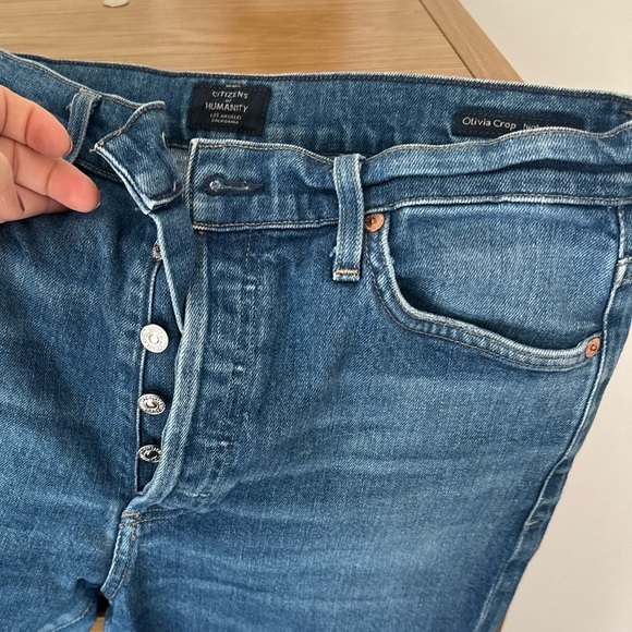 Olivia Crop Citizens of Humanity Jeans - Picture 3 of 4